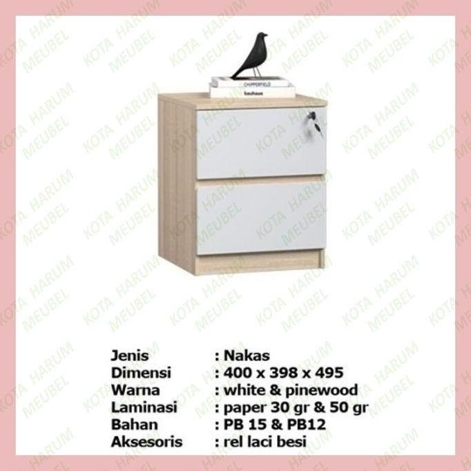 PROMO - lemari buku rak buku mini kayu olympic nk kanto coklat pine bandung