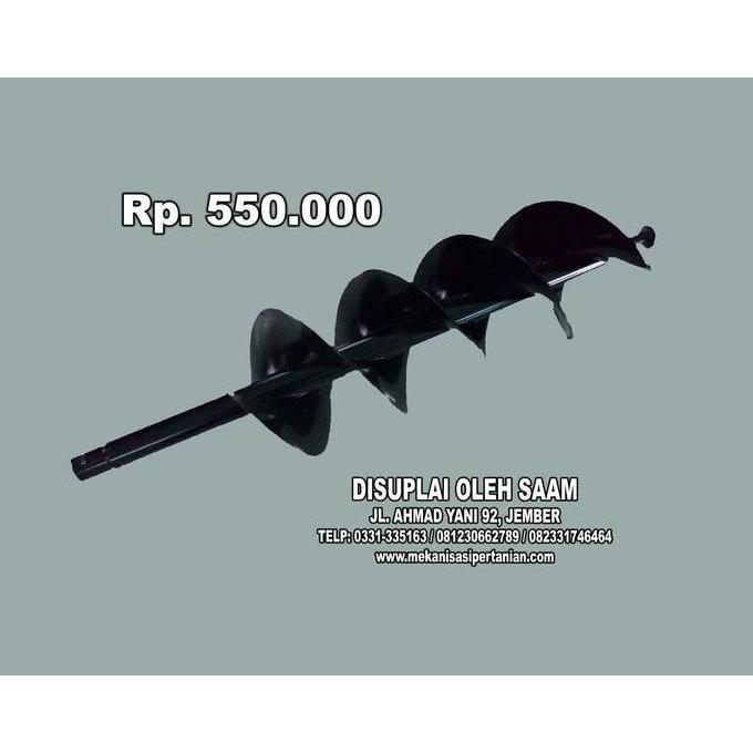 Mata Bor tanah Diameter 20 cm