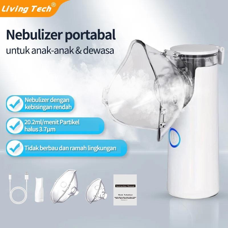 Nebulizer Jaring Portabel Alat Uap Berbantuan Penghirupan Asma/Uap Pernapasan Asma Nebulizer Jaring 