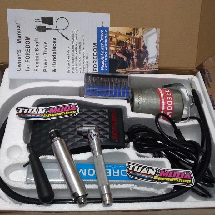 bor tuner porting spr 105 dan foredom lengkap mata cuner 3mm