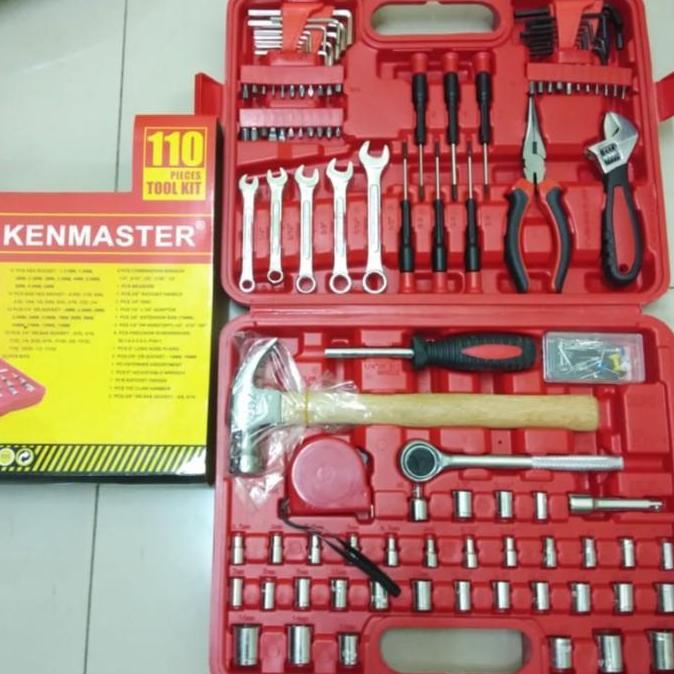 LENGKAP KENMASTER KUNCI SOK SET 110 Tool KIT toolkit KUNCI SOK SET