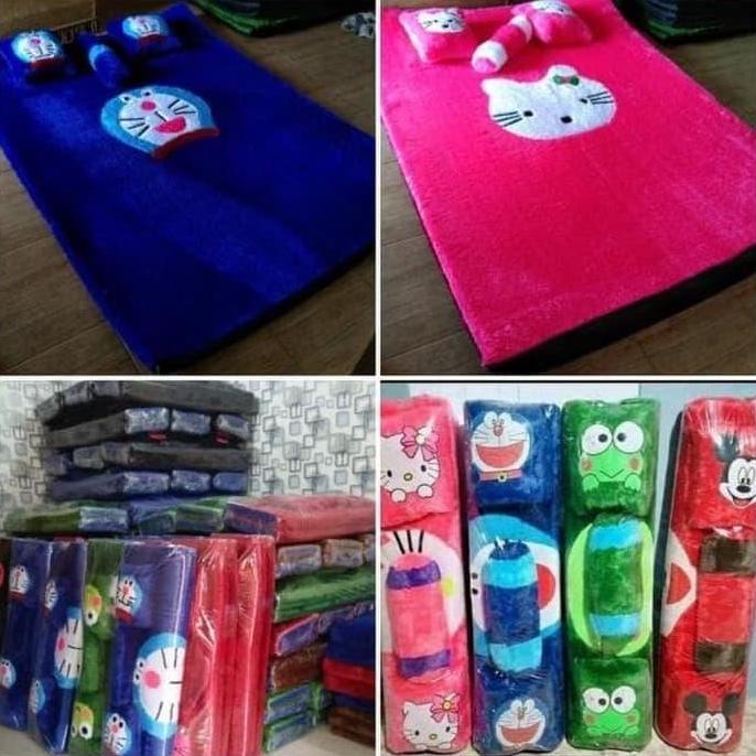 TERMURAH - Kasur karpet karakter - Kasur bulu - Karpet kasur karakter