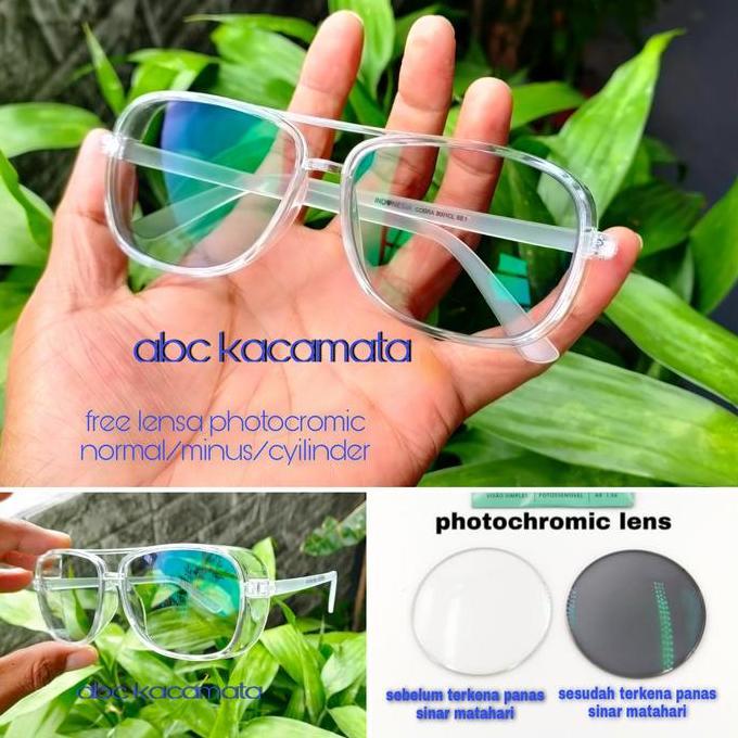 kacamata safety APD/kacamata pelindung /lensa photocromic rubah warna