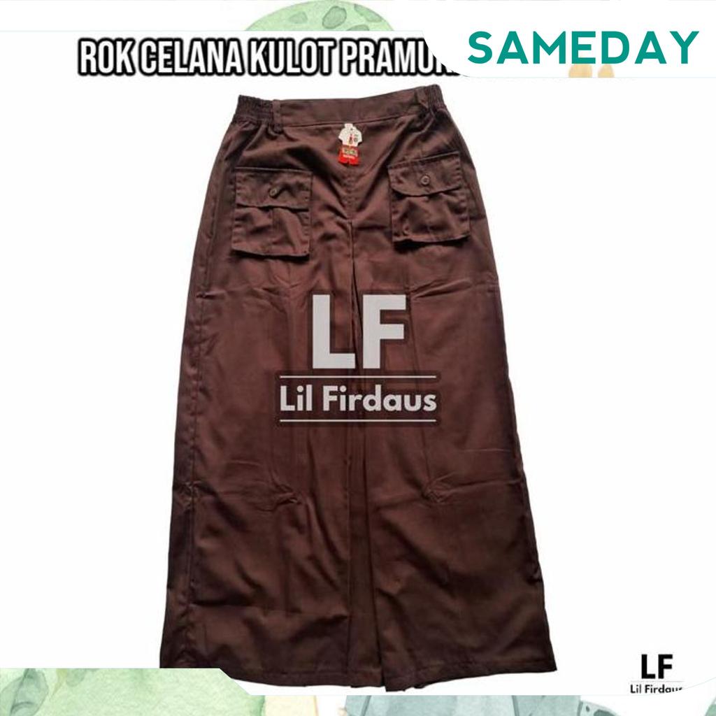 Setelan Baju Pramuka Sd Perempuan Panjang Rok Celana Kulot Panjang Sameday