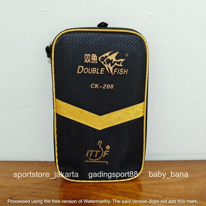 ORIGINAL Bet pingpong Double Fish CK-208 - Bat tenis meja Double Fish CK-208 - Bad ping pong Double 