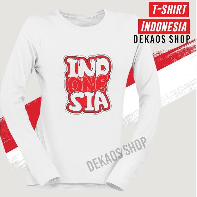 DR348 >> KAOS 17 AGUSTUS 2025 LENGAN PANJANG HIJAB KAOS MERAH PUTIH AGUSTUSAN 2025 LENGAN PANJANG KA