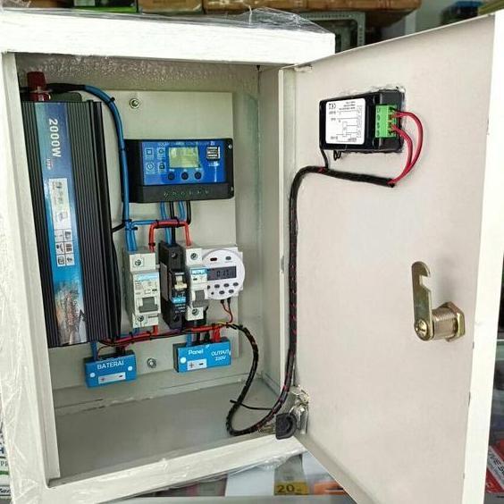 Terbaru Paket Box Panel Plts 2000 Watt Panel Surya Solar Cell Inverter Promo