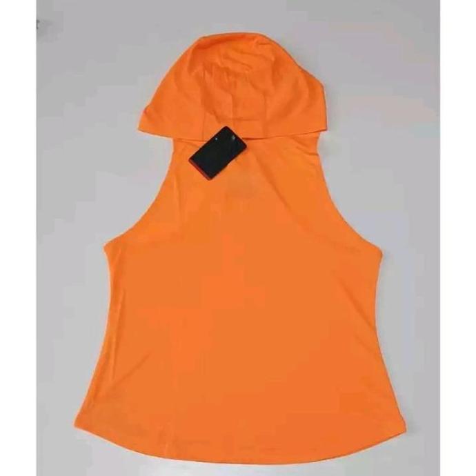DF373 - GOTTADNKUA - Tanktop Hoodie Sport Wanita Tank Top OlahRaga Yoga Kaos Lari Cewek Sexy Atasan 