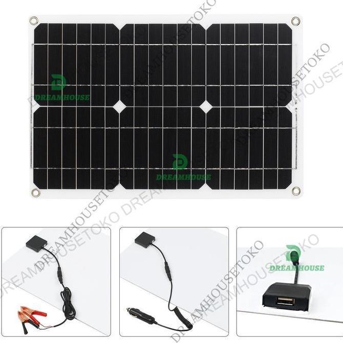 100W/150W Solar Panel Panel Surya Pembangkit Listrik Tenaga Surya 60W Solar Panel Panel Solar Panel 