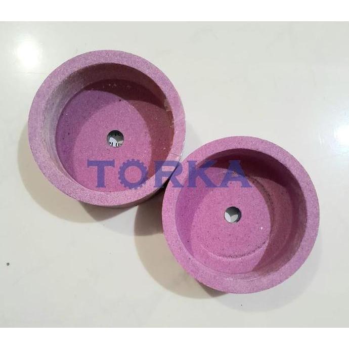 Batu Asah Samping Batu Gerinda Mangkok GOODHAND Tipis Kasar Halus