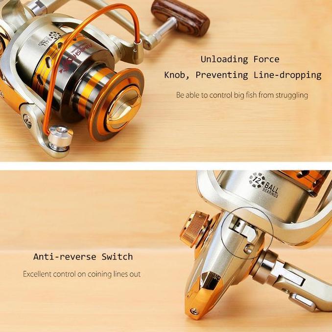 Promo Reel pancing full besi murah cuci gudang fugu exori shimano maguro kingkong YUMOSHI REELSKING 