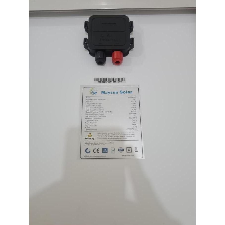 Maysun 30wp Shingled solar panel surya