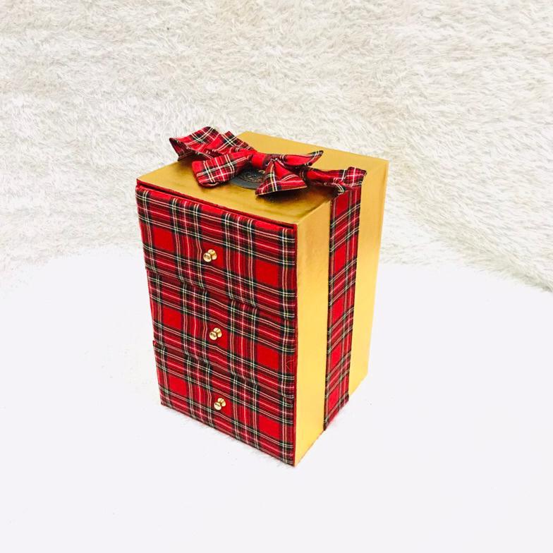 Laci tenteng tartan 3 / box natal / hampers natal