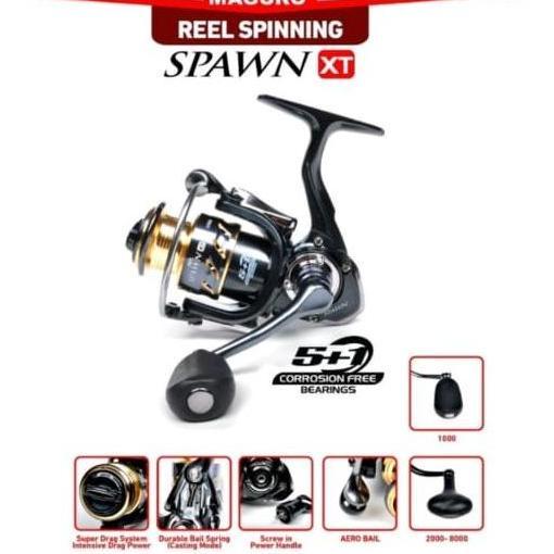 Reel Maguro Spawn XT 1000 - 2000 - 3000 - 4000 - 6000