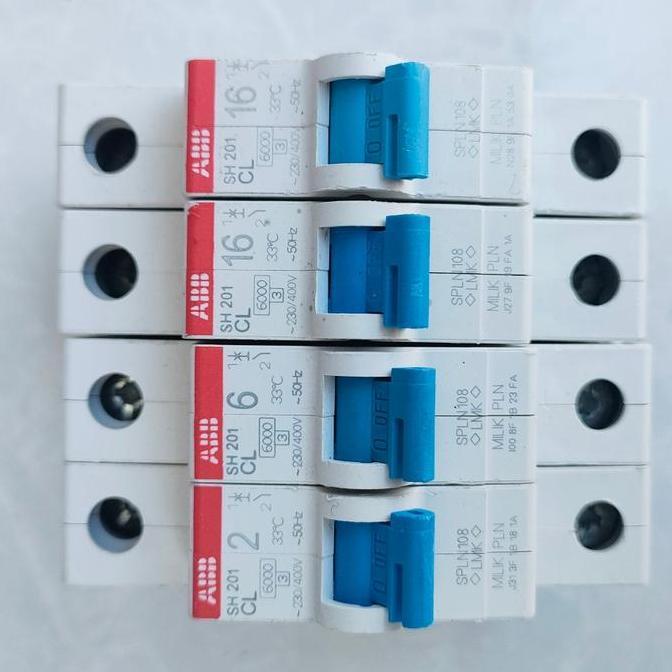 mcb modif PLN ABB sh201 4a modif 6a-50a mcb modif anti jeglek