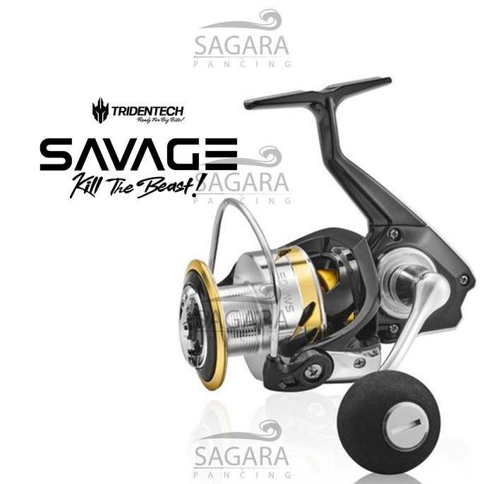 Reel Tridentech Savage Reel Pancing Spinning Power Handle