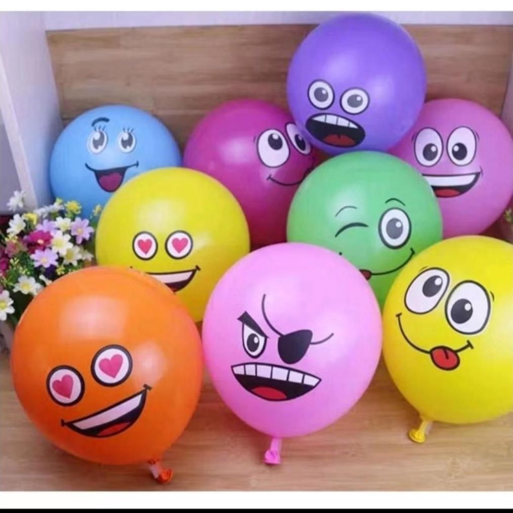 BALON EMOJI/BALON KARAKTER 100 PCS