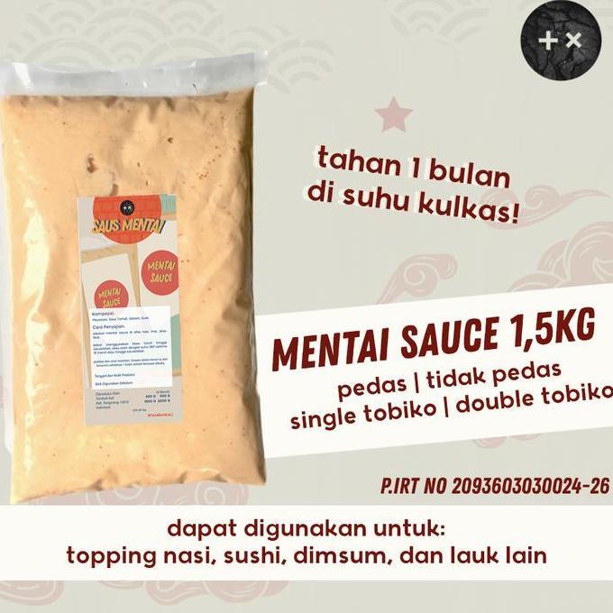 Saus Mentai 1,5 kg (tidak pedas) TEB