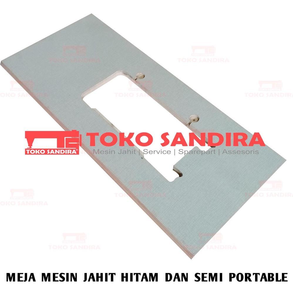 MEJA MESIN JAHIT HITAM/MEJA MESIN JAHIT SEMI PORTABLE