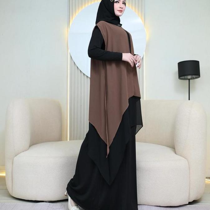 JILBAB INSTAN TUNIK TWOTONE | JILBAB INSTAN | HIJAB TUNIK | JILBAB VIRAL | Jilbab Unik | Jilbab keki