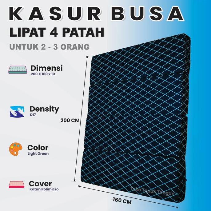 KASUR LIPAT 4 UK. 200x160x10cm KASUR MATRAS LIPAT Busa Furniture