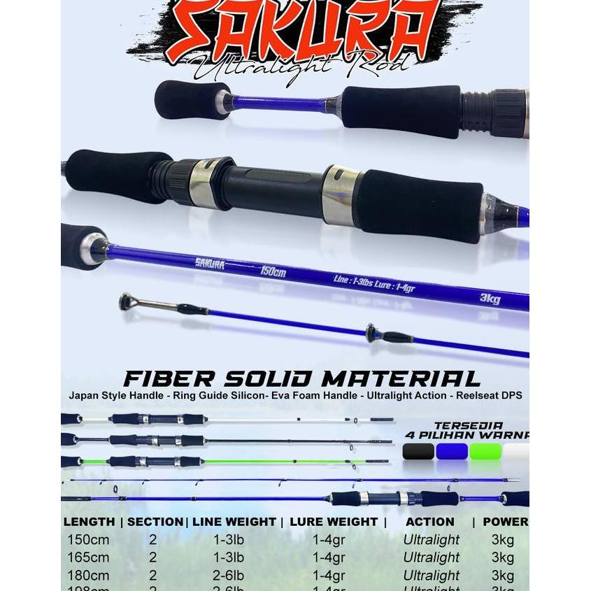 Joran Pancing Ultralight Sakura Fiber Solid