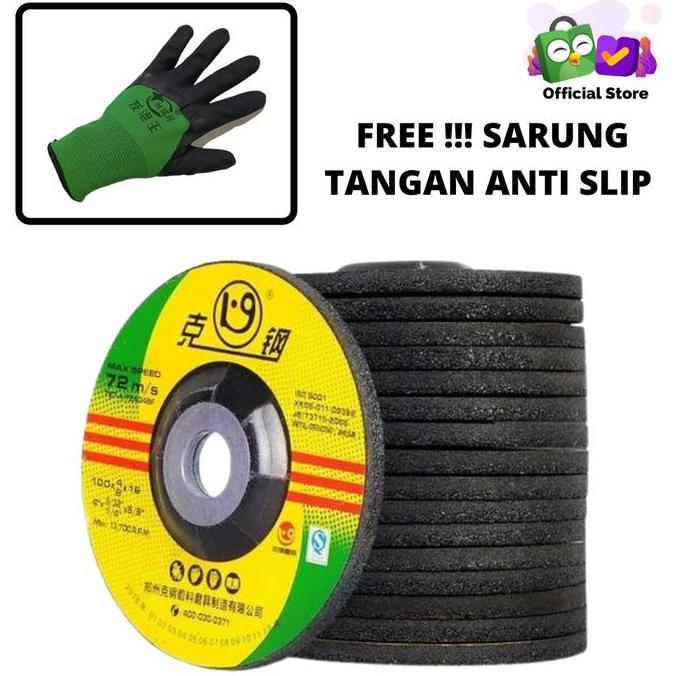 25PCS Mata Gerinda Poles Asah 4" Batu Gerinda Gurinda Poles Asah