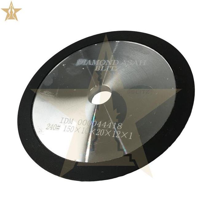 DIAMOND ASAH BATU POLES MATA TCT 6" #240 2sisi 2 Sisi 6 Inch BLITZ