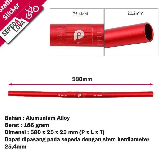 Handlebar Stang Sepeda Litepro Monster AL6061 Alloy Outdoor
