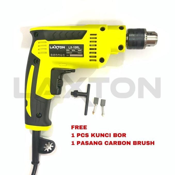 LAXTON Mesin Bor Listrik Tangan 10mm BOLAK BALIK LX10RL MURAH LARIS