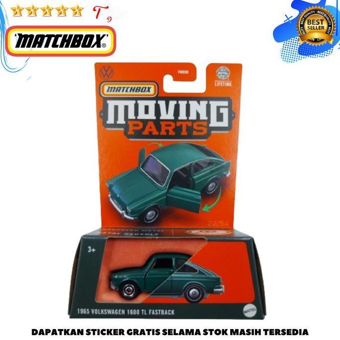 Matchbox MBX Moving Parts 1965 Volkswagen 1600 TL Fastback Open Door