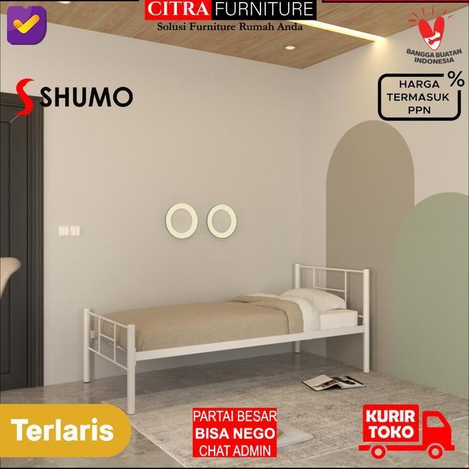 Promo Ranjang besi minimalis 100x200 Diskon