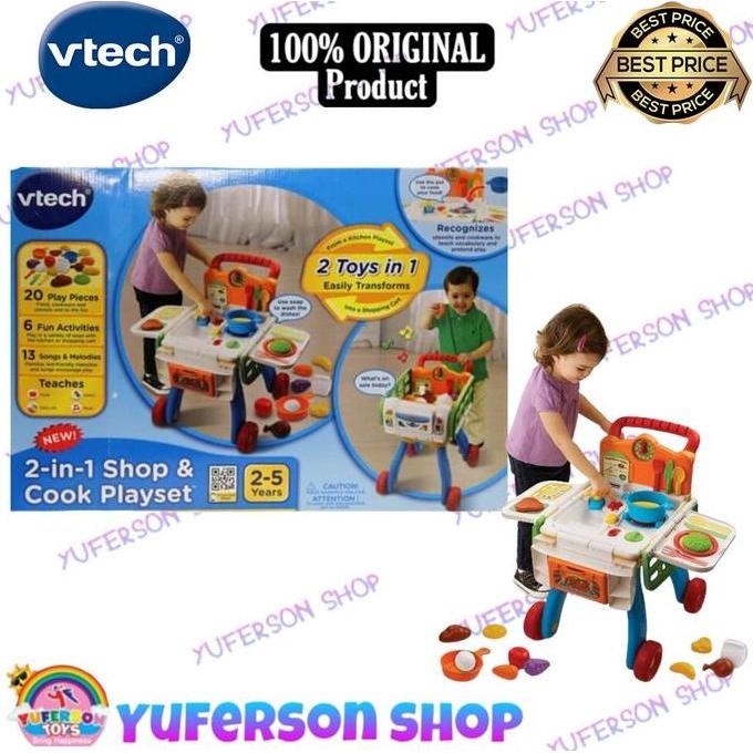 vtech 2 in 1 shop and cook playset