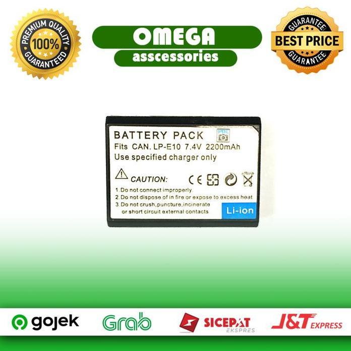 Baterai Canon Lp-E10 / Battery Canon Lp-E10 Original Second