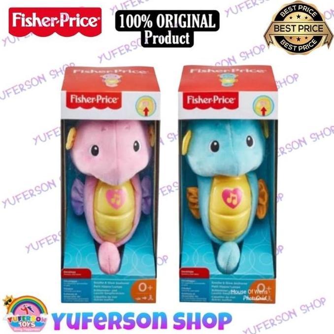 Fisher Price Soothe   Boneka kuda laut teman tidur Mainan Bayi Dolls Toys