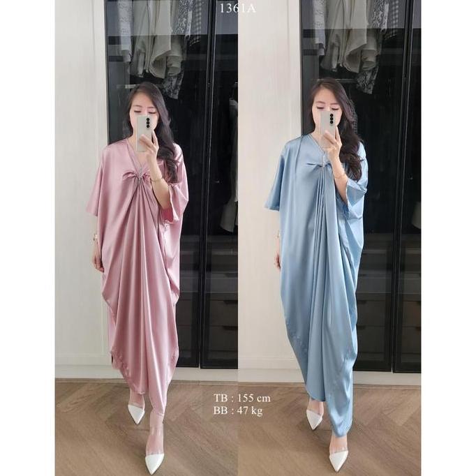 Nadira Kaftan Baju Lebaran Wanita Casual Maxmara Big Size Jumbo Terlaris