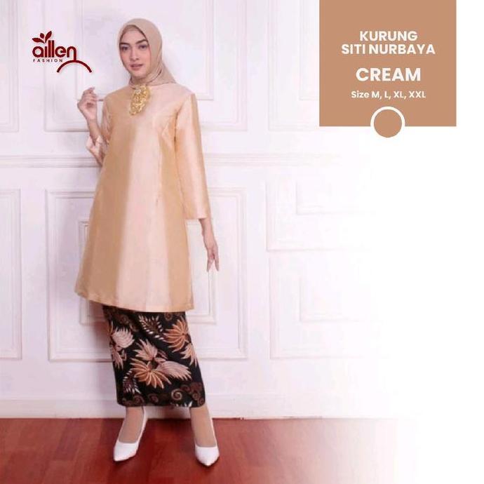 Baju Kurung bahan tafeta Polos setelan Terlaris