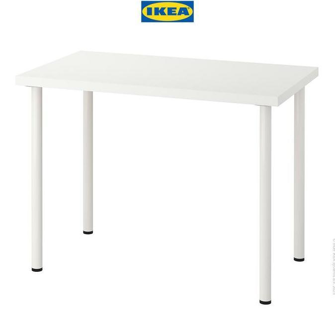 Promo IKEA LINNMON Meja Minimalis Berkualitas Putih 100x60 cm Diskon