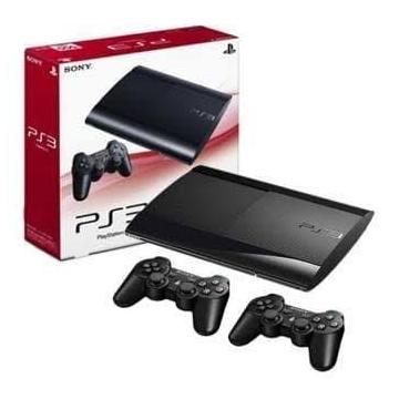 SONY PLAYSTATION PS 3 PS3 SUPERSLIM SUPER SLIM 500GB 2 STICK FULL GAME ORIGINAL DAN TERPERCAYA