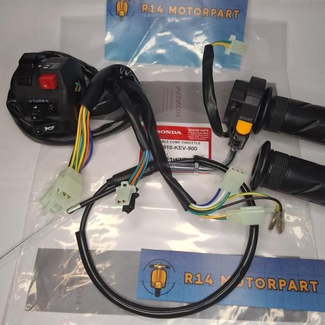 Promo Saklar set KEV + paket kabel gas supra 100 supra x lama COD