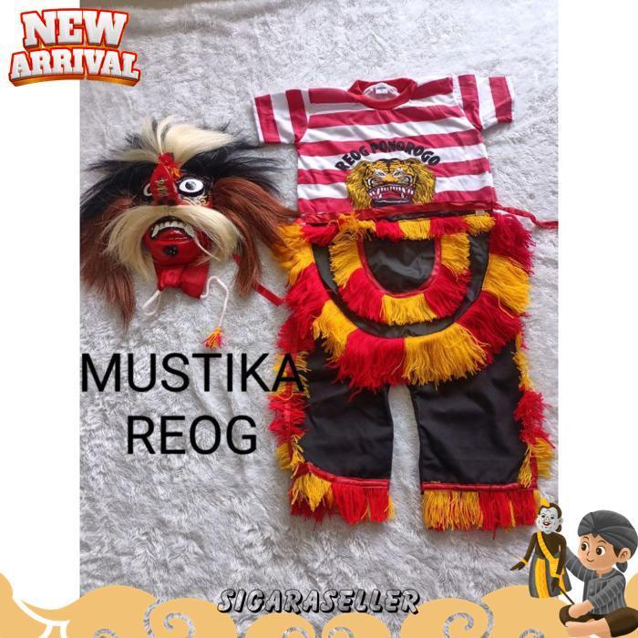Paket Baju Reog Dan Ganongan, Paket Baju Ganong, Paket Baju Jaranan Dan Ganong, Baju Reog Anak, Baju