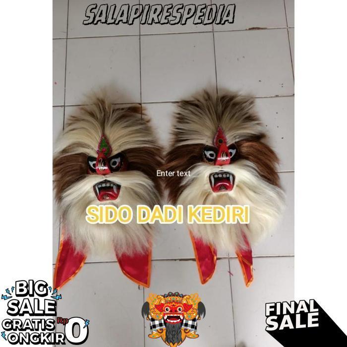 Ganongan Ganong Ponorogo Mata Kaca Full Rambut Kuda [Br 1111]