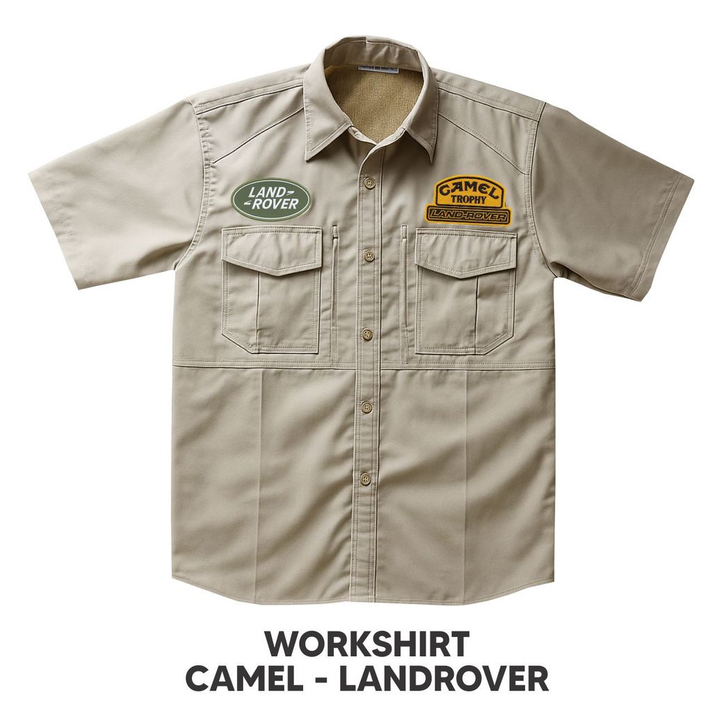 Workshirt Land Rover - Kemeja Land Rover - Workshirt Camel Thropy - Kemeja Camel Thopy