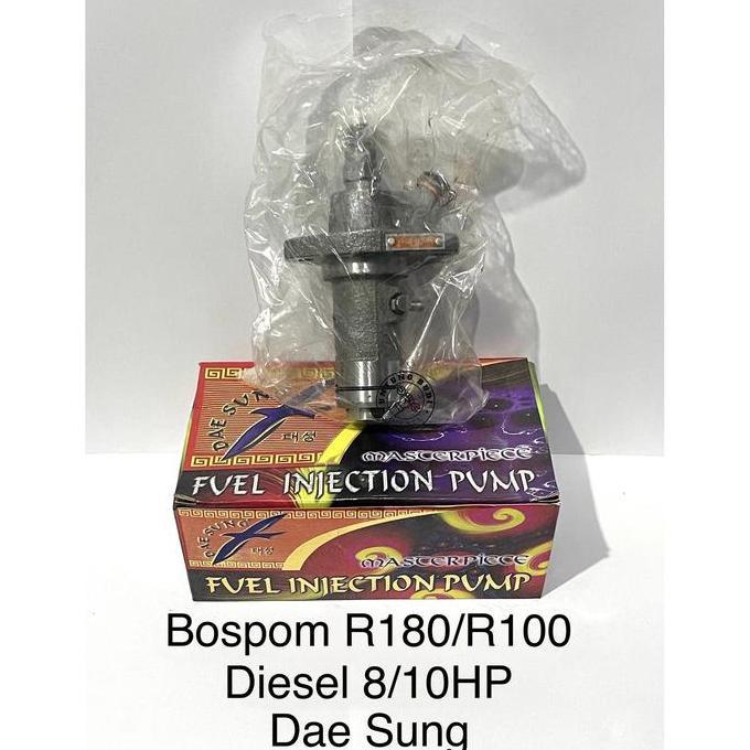 Bospom R180 R100 DaeSung Fuel Injection Pump Pompa Solar Bosh Pump Diesel 8HP 10HP