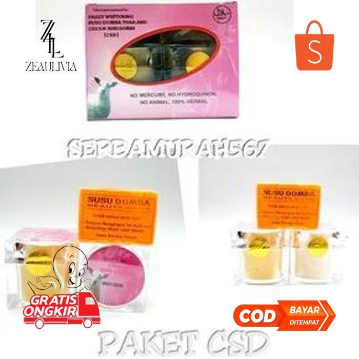 y-76 Paket Whitening Cream susu domba  / CSD ukuran Besar ber hologram ORIGINAL Premium
