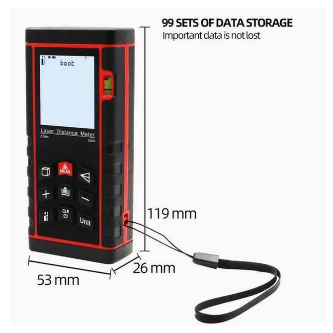 TERMURAH - LASER DISTANCE METER | METERAN LASER | ALAT UKUR MULTIFUNGSI WATERPASS