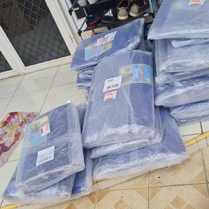 TERBARU - Terpal tenda import A8 4x6 Biru silver cap gajah