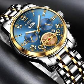 [Harga ] Jam Tangan Pria Bisnis Asli Tahan Air Premium Original Trendi Fashion Tourbillon Kuarsa Mul