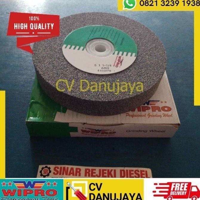 Batu Gerinda Duduk 6" 6 Inchi A #46 Grade 46 Grit 46 Wipro