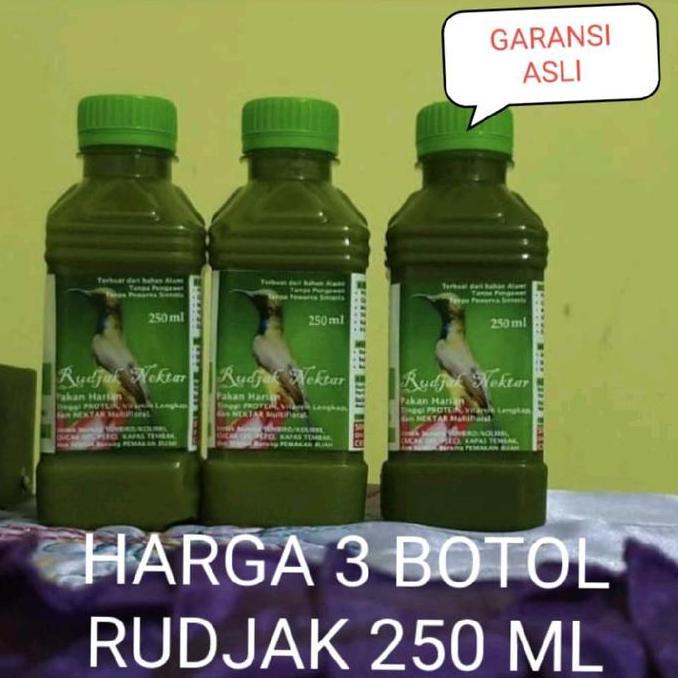 TERLARIS - RUDJAK NEKTAR 250 ml (HARGA 3 BOTOL BESAR) RUDJAK NEKTAR